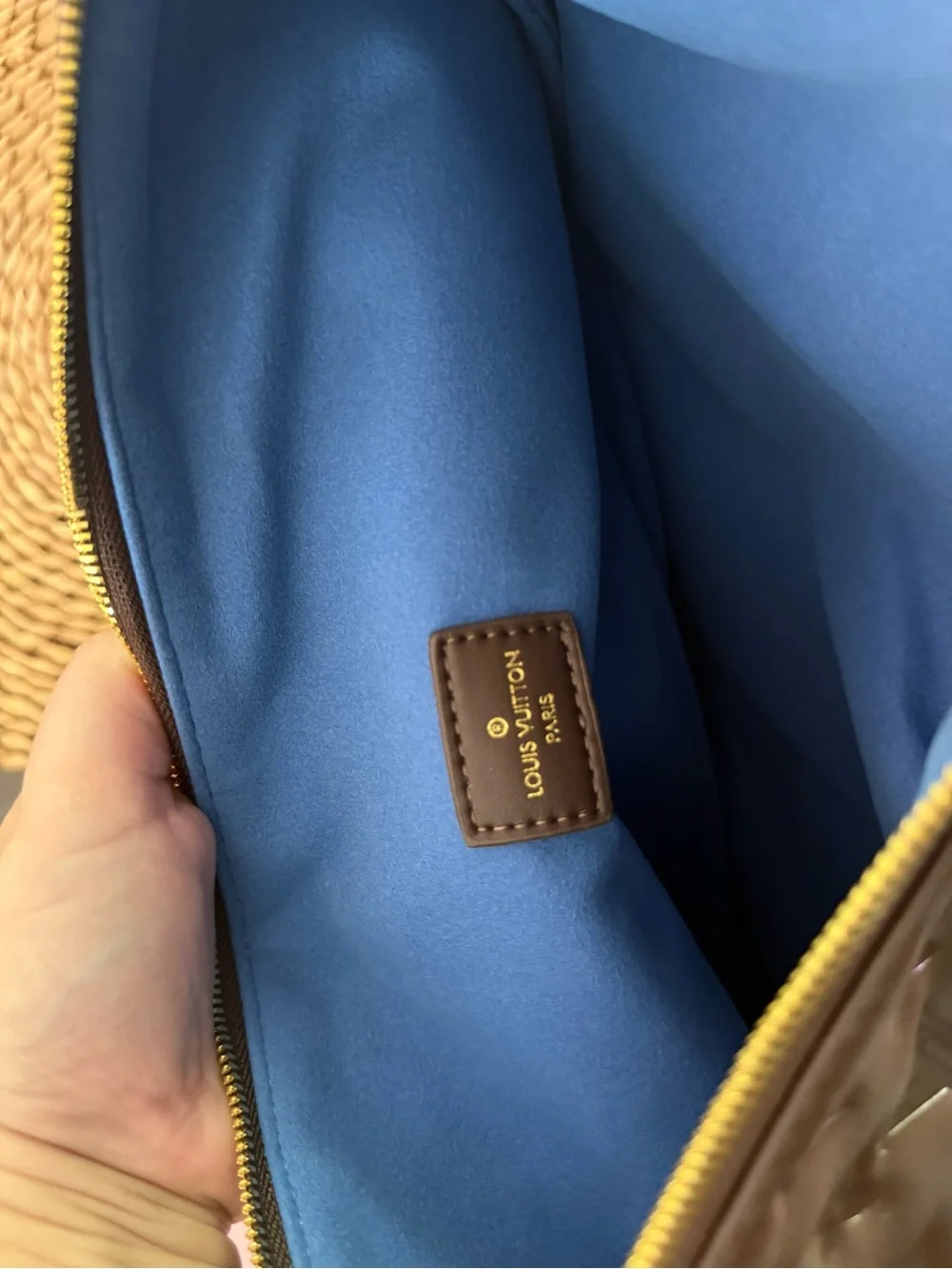Louis Vuitton shiny brown